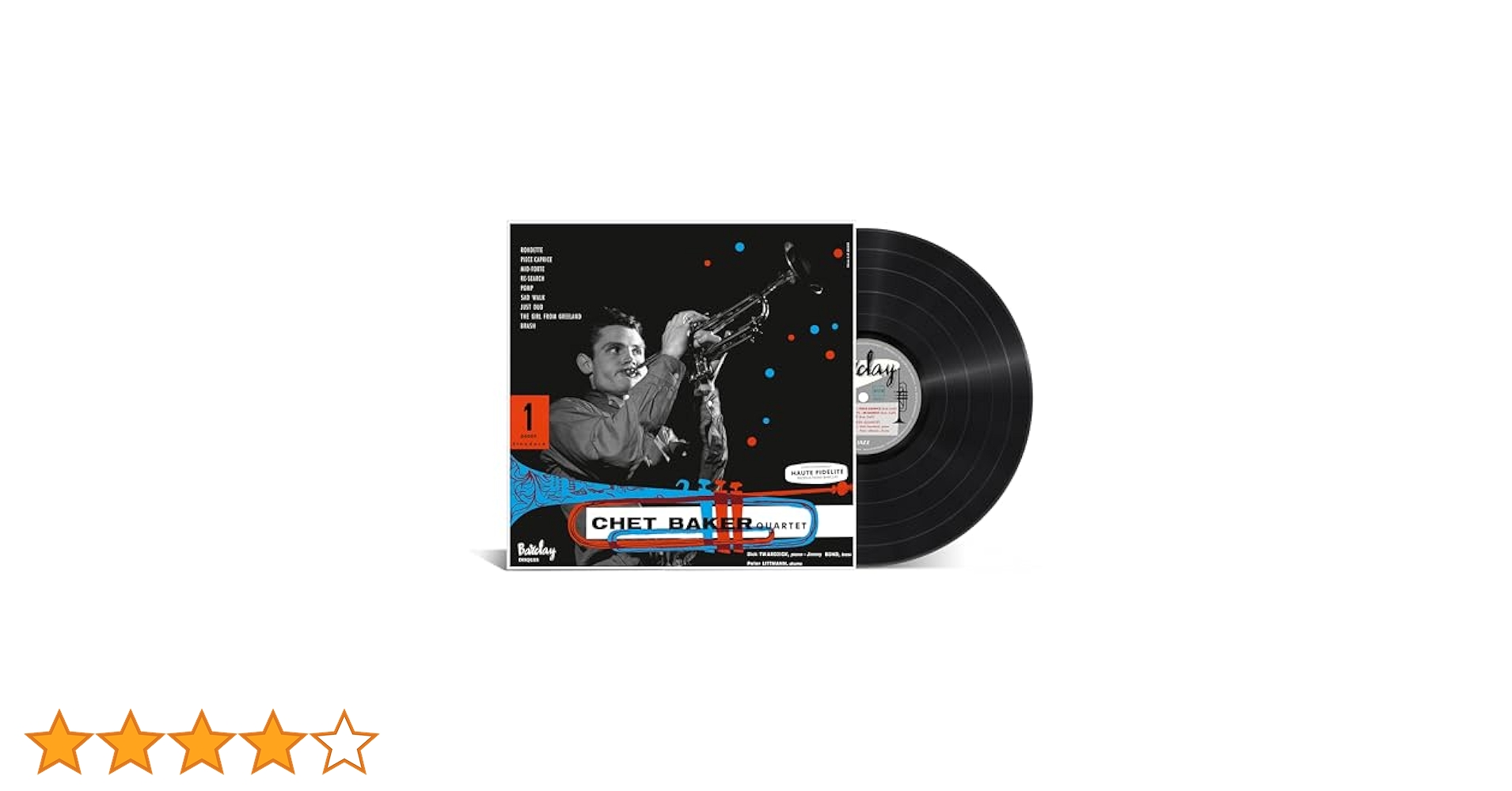 Amazon | Chet Baker Quartet (Chet Baker in Paris Vol. 1) [12